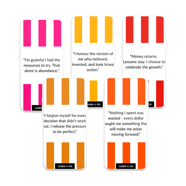 Money Mantra Affirmation Cards - Printable Abundance & Wealth Mindset Deck